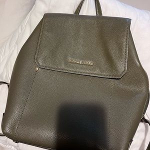 Micheal Kors Olive Green Backpack